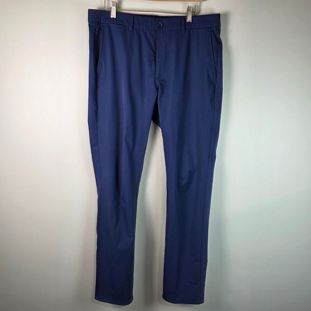 Holderness & Bourne Garvey Pant Mens 34/32 Navy Tailored Golf HB2209.661